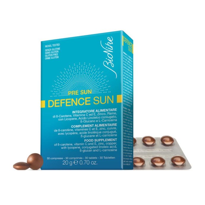 Bionike Defence Sun Integratore Alimentare 30 Capsule Bionike Defence Sun Integratore Alimentare 30 Capsule