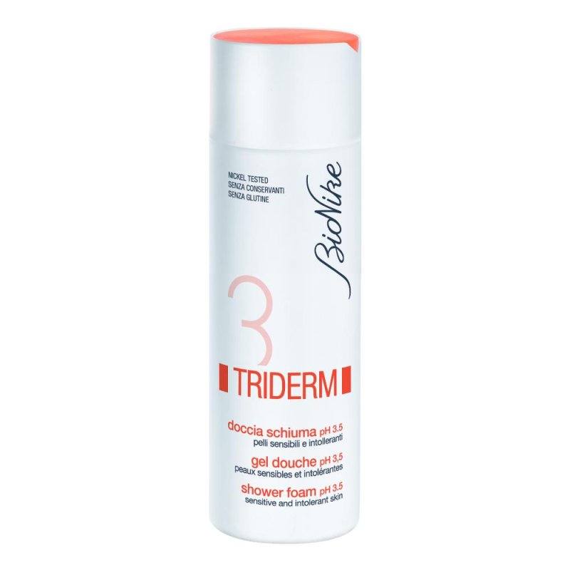 BioNike Triderm Doccia Schiuma pH 3,5 Pelle Sensibile E Intollerante 200 ml