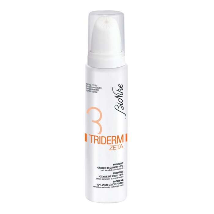 BioNike Triderm Mousse Ossido di Zinco 10% Lenitivo 100 ml BioNike Triderm Mousse Ossido di Zinco 10% Lenitivo 100 ml