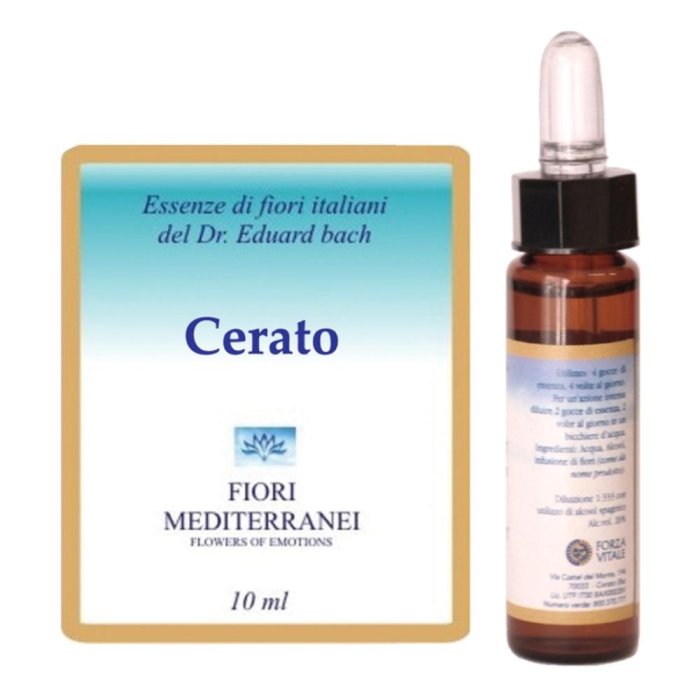 Cerato Fiori Mediter Gocce 10 ml – Essenza Naturale Floriterapia per Equilibrio Emotivo Cerato Fiori Mediter Gocce 10 ml – Essenza Naturale Floriterapia per Equilibrio Emotivo