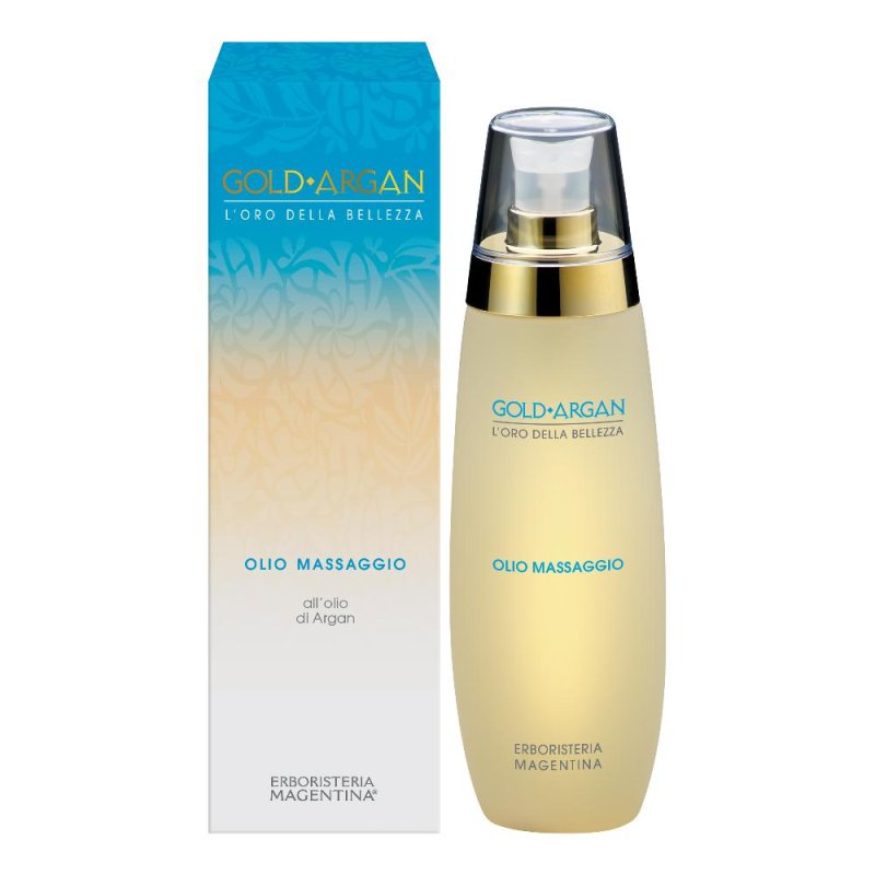 Olio da Massaggio all’Argan 200 ml Argan Gold – Olio Corpo Nutriente e Idratante