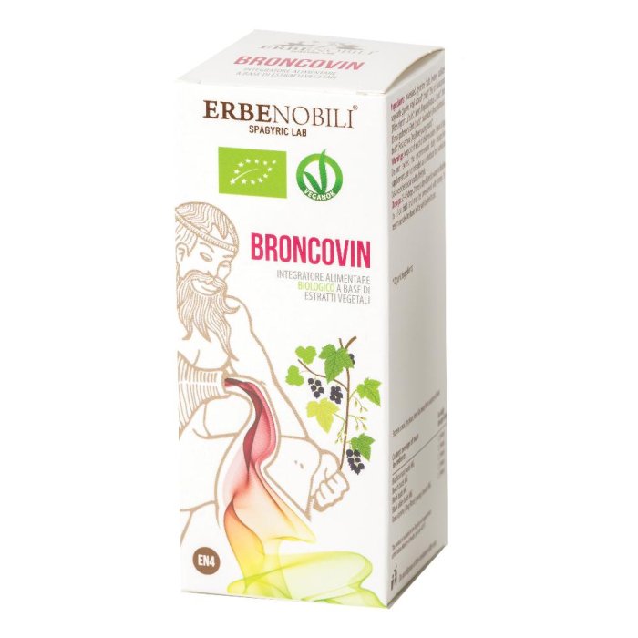 Broncovin Erbenobili integratore naturale per il benessere delle vie respiratorie flacone 50 millilitri