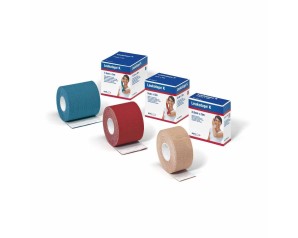 BSN Medical  Medicazioni Leukotape K Nastro Adesivo 2,5cm x 5m Rosso