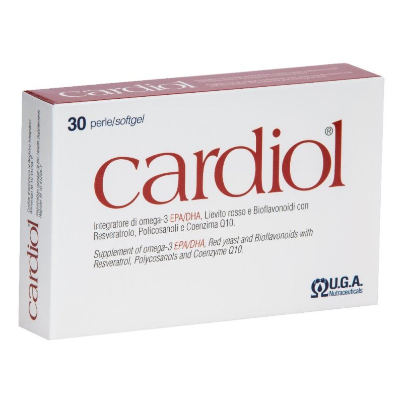 UGA Nutraceuticals  Salute del Cuore Cardiol Integratore Alimentare 30Perle