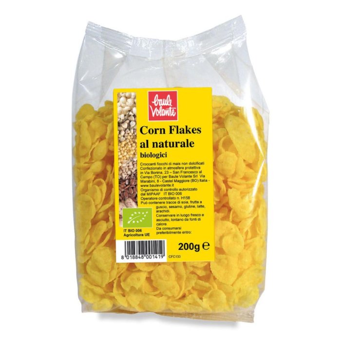 Corn Flakes Naturali  200 G &ndash; Cereali Croccanti