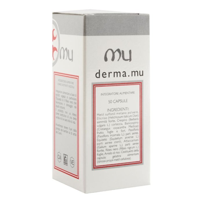 Derma Mu Integratore Derma per la Salute di Pelle e Mucose 50 Capsule