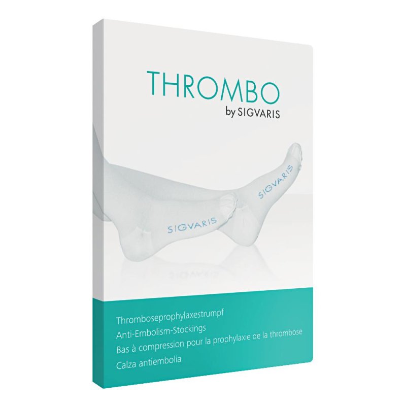 Calza Antitrombo Monocollant Gamba Destra Sigvaris SIGV Thrombo per Prevenzione Trombosi