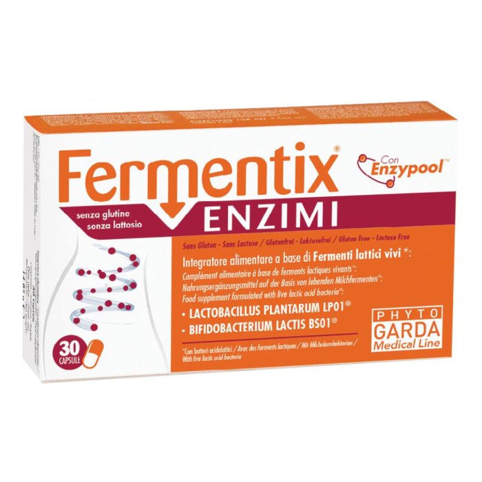 Phytogarda Rimedi Naturali Fermentix Enzimi e Fermenti 30 Capsule Phytogarda Rimedi Naturali Fermentix Enzimi e Fermenti 30 Capsule