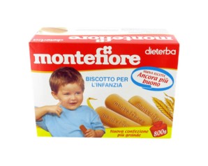 Dieterba Montefiore Biscotto per l'infanzia dal 4 ° Mese 800g