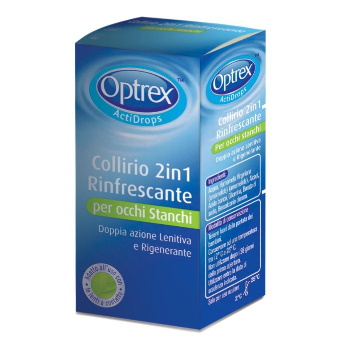 Optrex Salute dell'Occhio Actidrops 2 in 1 Rinfrescante Collirio 10 ml Optrex Salute dell'Occhio Actidrops 2 in 1 Rinfrescante Collirio 10 ml