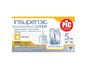 Pikdare Ago Per Penna Da Insulina Pic Gauge 31 5 Mm 100 Pezzi