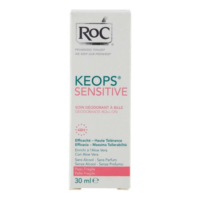 RoC Deodoranti Keops Deodorante Roll-on Sensitive Pelle Fragile 30 ml RoC Deodoranti Keops Deodorante Roll-on Sensitive Pelle Fragile 30 ml