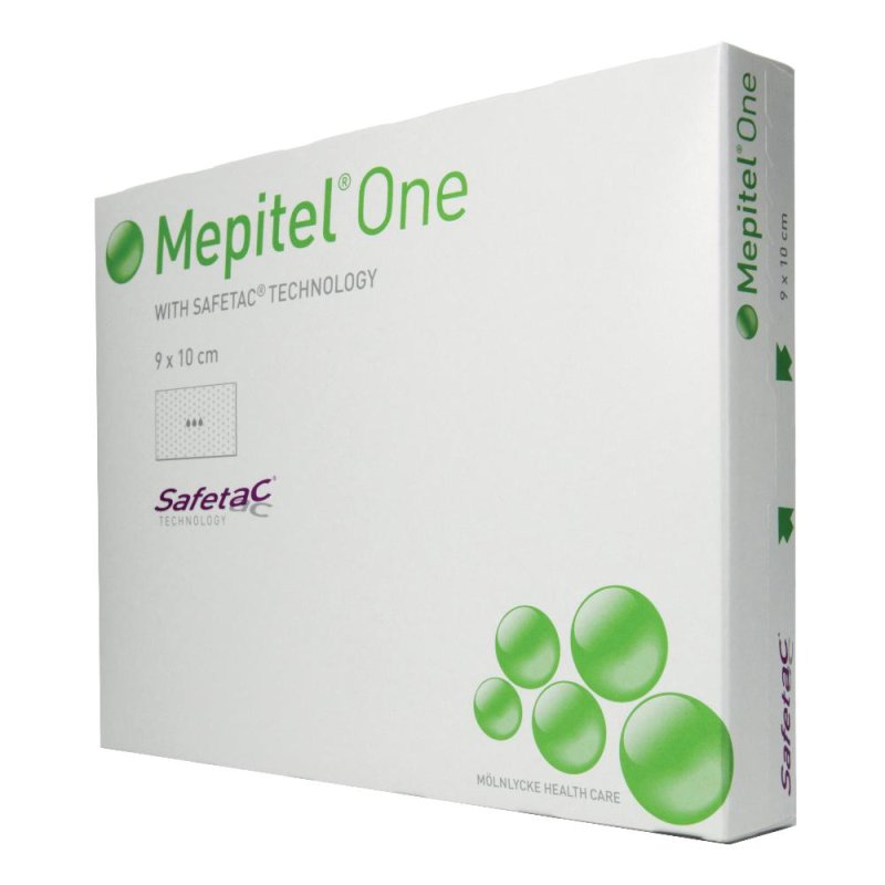 Mepitel One medicazione in silicone morbido 10 x 18 cm strato di contatto non aderente per ferite delicate confezione da 10 pezzi