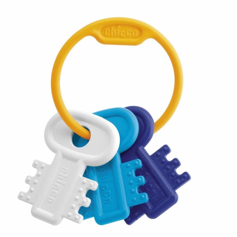 Chicco Giochi Uditivi Manuali Chiavi Azzurre Età 3m+ Chicco Giochi Uditivi Manuali Chiavi Azzurre Età 3m+