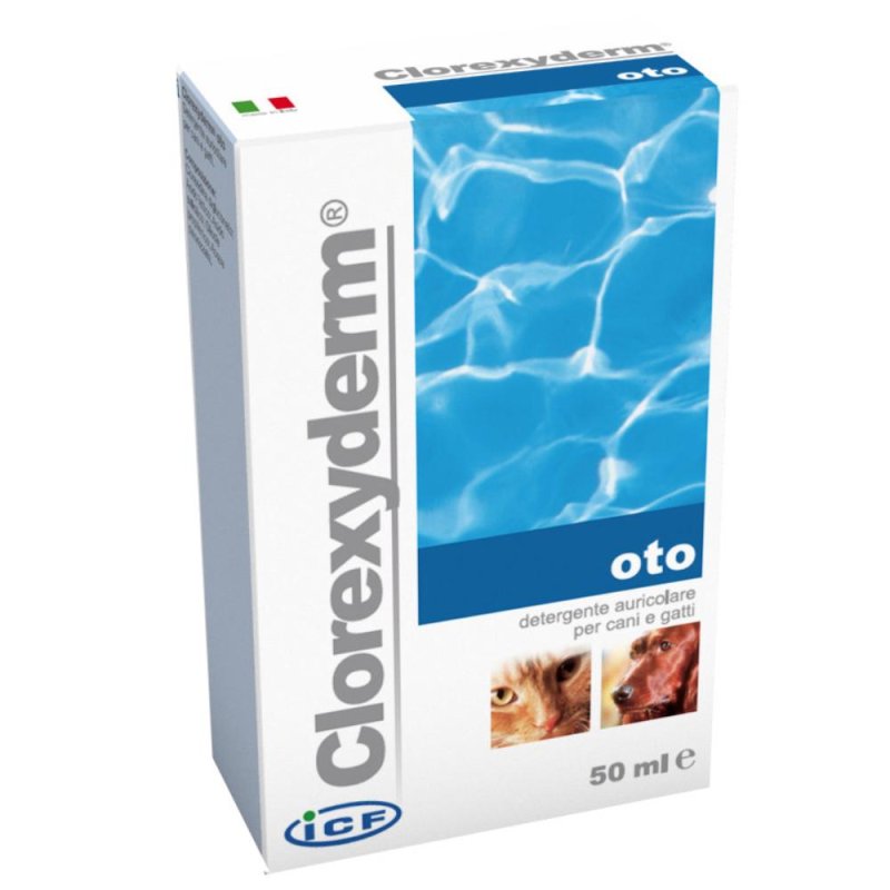 ICF Farmaceutici Animali Domestici Clorexyderm Oto Cani Gatti 50 ml ICF Farmaceutici Animali Domestici Clorexyderm Oto Cani Gatti 50 ml