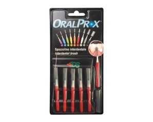 Ids Oralprox Blister Da 6 Spazzolini Interdentali Misura 5 Colore Rosso