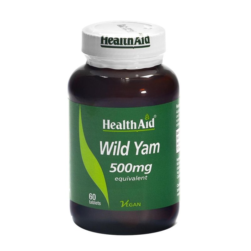 Healthaid Wild Yam Integratore per il Ciclo e la Menopausa 60 Compresse Healthaid Wild Yam Integratore per il Ciclo e la Menopausa 60 Compresse