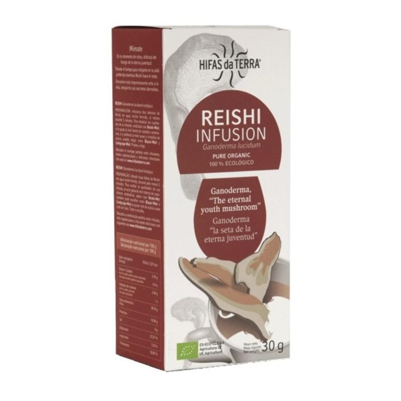 Tisana Reishi Freeland 30 g | Infuso di Funghi Reishi Ganoderma Lucidum per Benessere e Relax Tisana Reishi Freeland 30 g | Infuso di Funghi Reishi Ganoderma Lucidum per Benessere e Relax