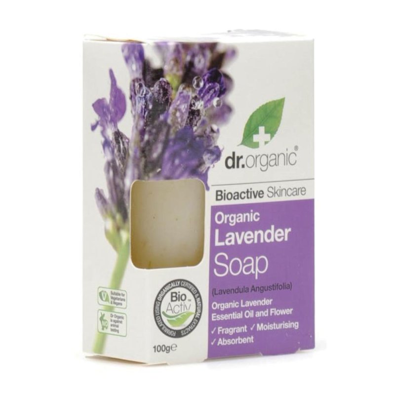 DR ORGANIC LAVENDER SOAP 100G DR ORGANIC LAVENDER SOAP 100G