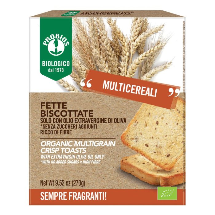 Fette biscottate ai cereali senza zuccheri 270 g - fette biscottate ai cereali senza zucchero aggiunto Fette biscottate ai cereali senza zuccheri 270 g - fette biscottate ai cereali senza zucchero aggiunto