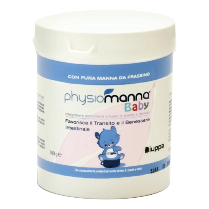 Mannaceutica Physiomanna Baby favorisce la Regolarit&agrave; delle Funzioni Intestinali 100g