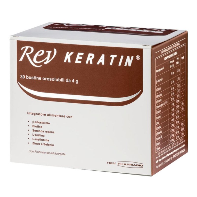 Pharmabio Anticaduta Capelli Rev Keratin Integratore Alimentare 30 Buste Pharmabio Anticaduta Capelli Rev Keratin Integratore Alimentare 30 Buste