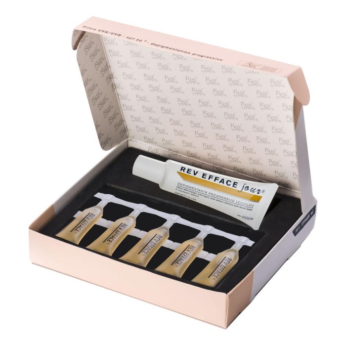Rev Efface Kit Trattamento Depigmentante Crema Giorno 30 ml + 5 Fiale Notte Rev Efface Kit Trattamento Depigmentante Crema Giorno 30 ml + 5 Fiale Notte