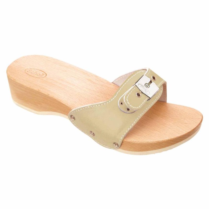 Pescura Heel Original Bycast sabbia 35 sandalo zoccolo fisiologico donna