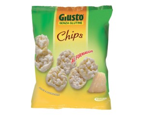 GIUSTO S/G CHIPS FORMAGGIO 30G