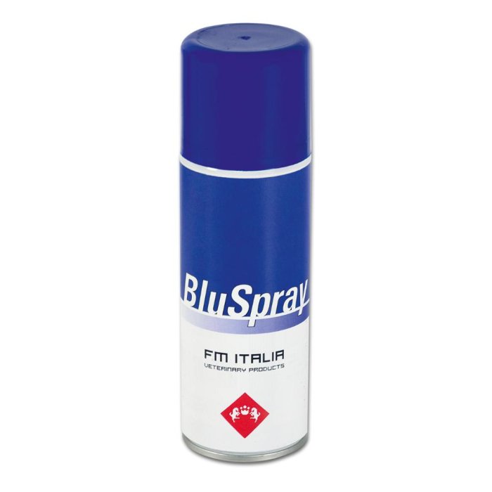 Bluspray Spray Cutaneo 200 ml Lenitivo e Protettivo per Animali &ndash; Trattamento Rapido di Ferite e Irritazioni di Cani, Gatti e Cavalli
