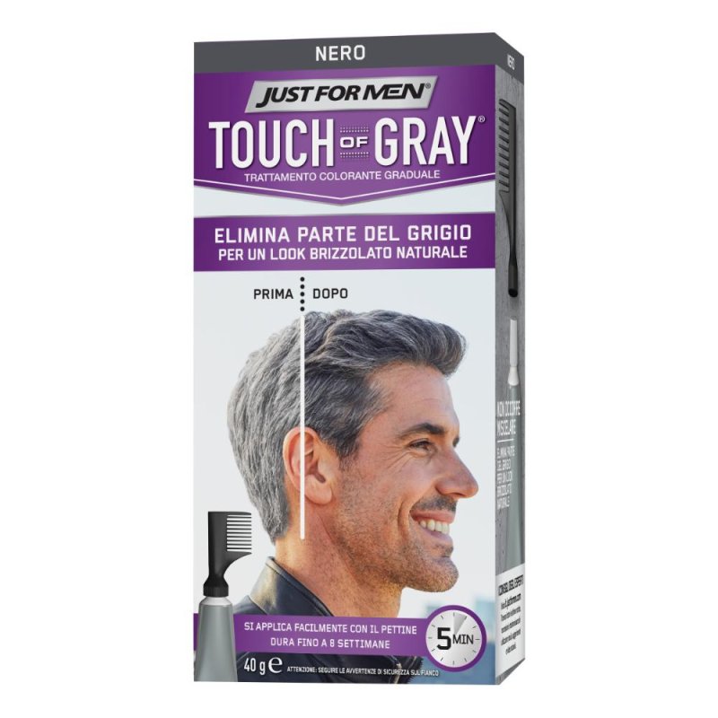 Combe Italia Touch Of Gray Trattamento Colorante Graduale Nero Combe Italia Touch Of Gray Trattamento Colorante Graduale Nero