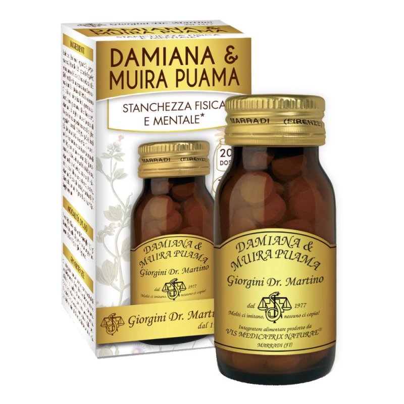 Damiana e Muira Puama Integratore Naturale 125 Pastiglie Tonico Afrodisiaco per Energia e Desiderio Sessuale Uomo Donna &ndash; Integratore pi&ugrave; Ricercato su Google
