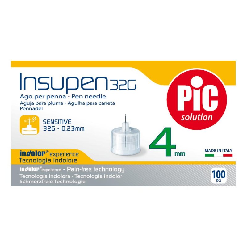 PIC INSUPEN AGO G32 4MM 100PZ PIC INSUPEN AGO G32 4MM 100PZ