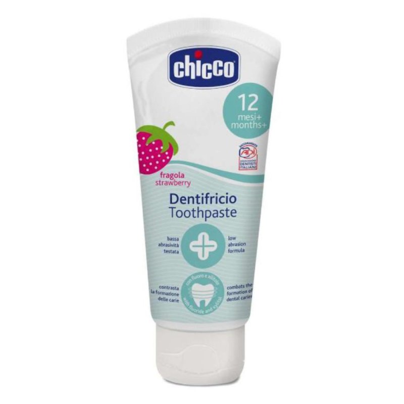 Chicco Dentifricio Fragola 12m+ 50 ml Chicco Dentifricio Fragola 12m+ 50 ml