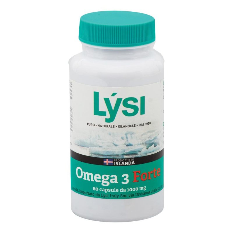 Lysi Omega 3 Forte Integratore Alimentare 60 Capsule Lysi Omega 3 Forte Integratore Alimentare 60 Capsule