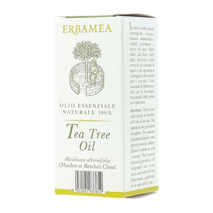 Tea Tree Oil - Olio Essenziale Naturale per la Pelle e le Micosi 10ml Tea Tree Oil - Olio Essenziale Naturale per la Pelle e le Micosi 10ml