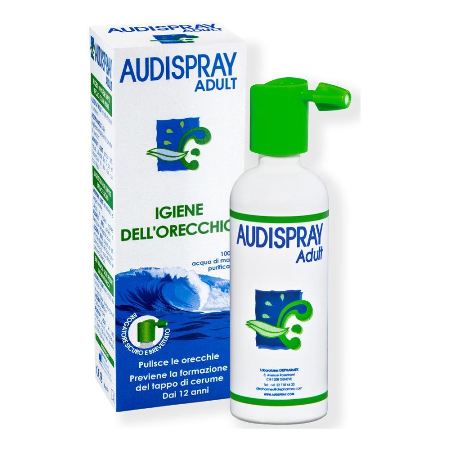 Audispray Adulti Soluzione Di Acqua Di Mare Igiene Orecchio 50 ml