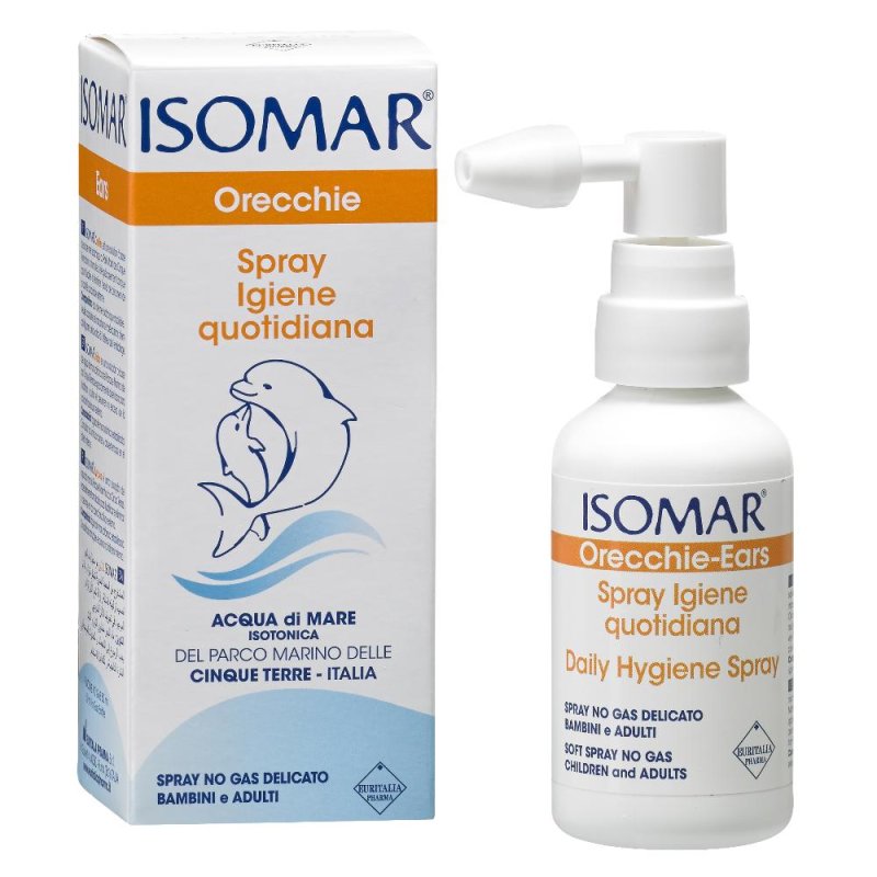 Isomar Pulizia e Salute delle Orecchie Isomar Spray Acqua di Mare 50 ml Isomar Pulizia e Salute delle Orecchie Isomar Spray Acqua di Mare 50 ml