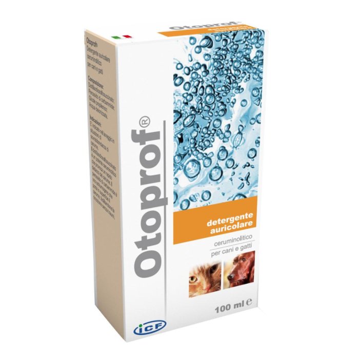 ICF Farmaceutici  Animali Domestici Otoprof Detergente Cani Gatti 100 g