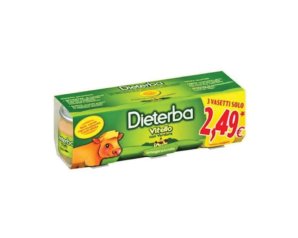 Dieterba Omogeneizzato Vitello 3 Pezzi 80 G
