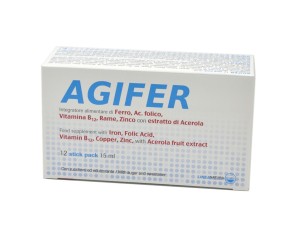 Agips Farmaceutici Agifer 12 Stick 15 Ml