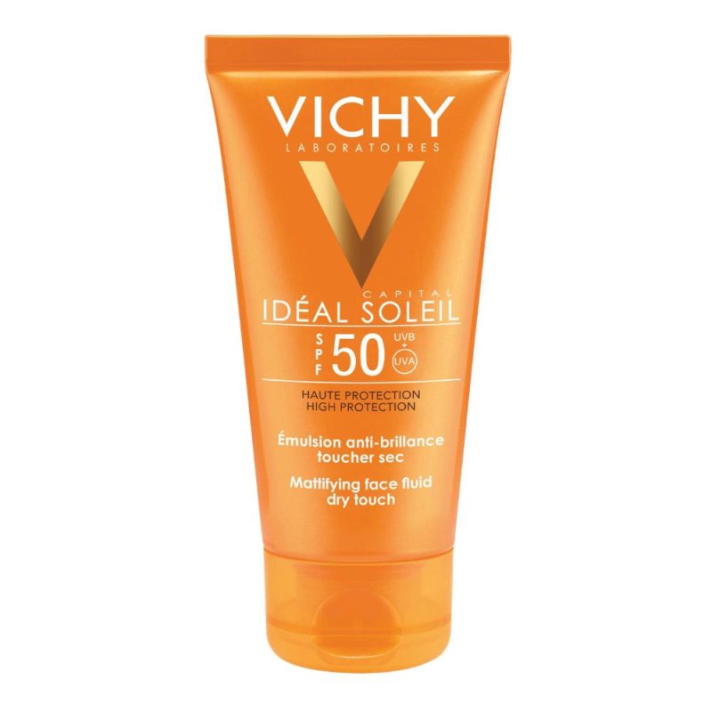 Vichy Ideal Soleil SPF50 Dry Touch Emulsione Solare Asciutta 50 ml Vichy Ideal Soleil SPF50 Dry Touch Emulsione Solare Asciutta 50 ml