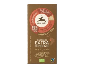 Tavoletta Cioccolato Extrafondente Bio Con Fave Di Cacao Bio Fairtrade 100 G