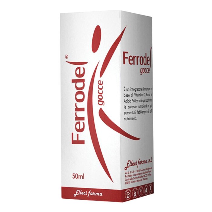 Elleci' Farma Ferrodel 50 Ml Elleci' Farma Ferrodel 50 Ml