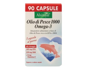 Olio di pesce 1000 Omega-3 90 capsule – integratore ricco di EPA e DHA