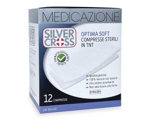Silver Cross Optima Soft Compresse Sterili In TNT Misura 36 X 40 cm 12 Pezzi