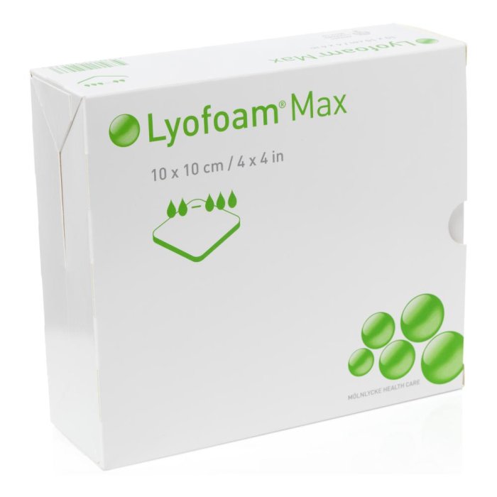 LYOFOAM MAX MEDIC 10X10CM 10PZ LYOFOAM MAX MEDIC 10X10CM 10PZ