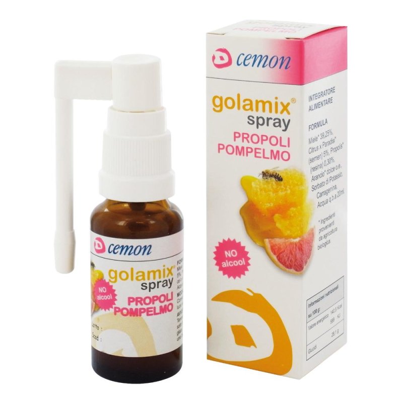 Cemon Golamix Spray - Propoli Pompelmo 20 Ml Cemon Golamix Spray - Propoli Pompelmo 20 Ml
