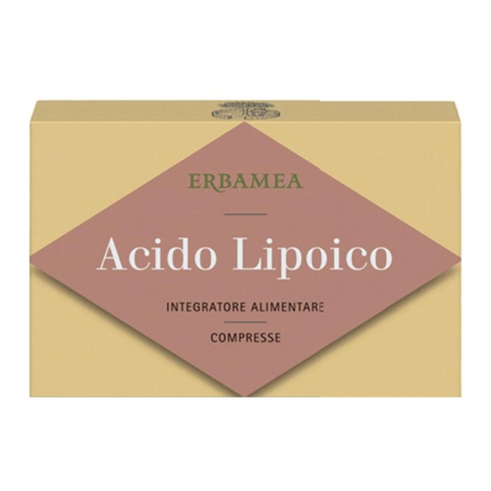 Acido lipoico Erbamea 24 compresse integratore antiossidante per nervi e metabolismo Acido lipoico Erbamea 24 compresse integratore antiossidante per nervi e metabolismo