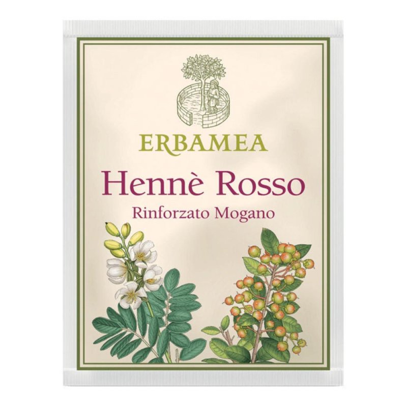 Henné rosso rinforzante mogano 100 g - polvere colorante naturale per capelli Henné rosso rinforzante mogano 100 g - polvere colorante naturale per capelli